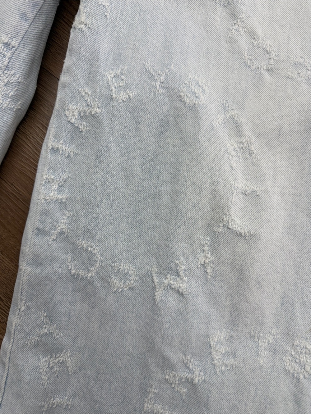 Stella McCartney Logi Pale Blue Wide-Leg Jeans Sz 27 - Picture 2 of 6